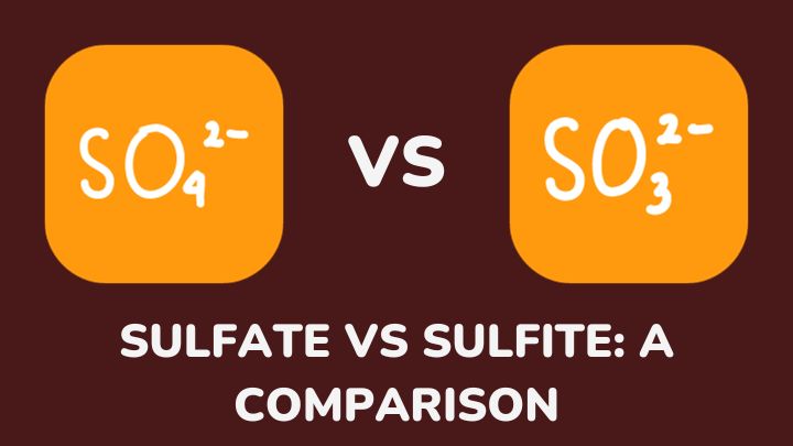 sulfate vs sulfite - gezro